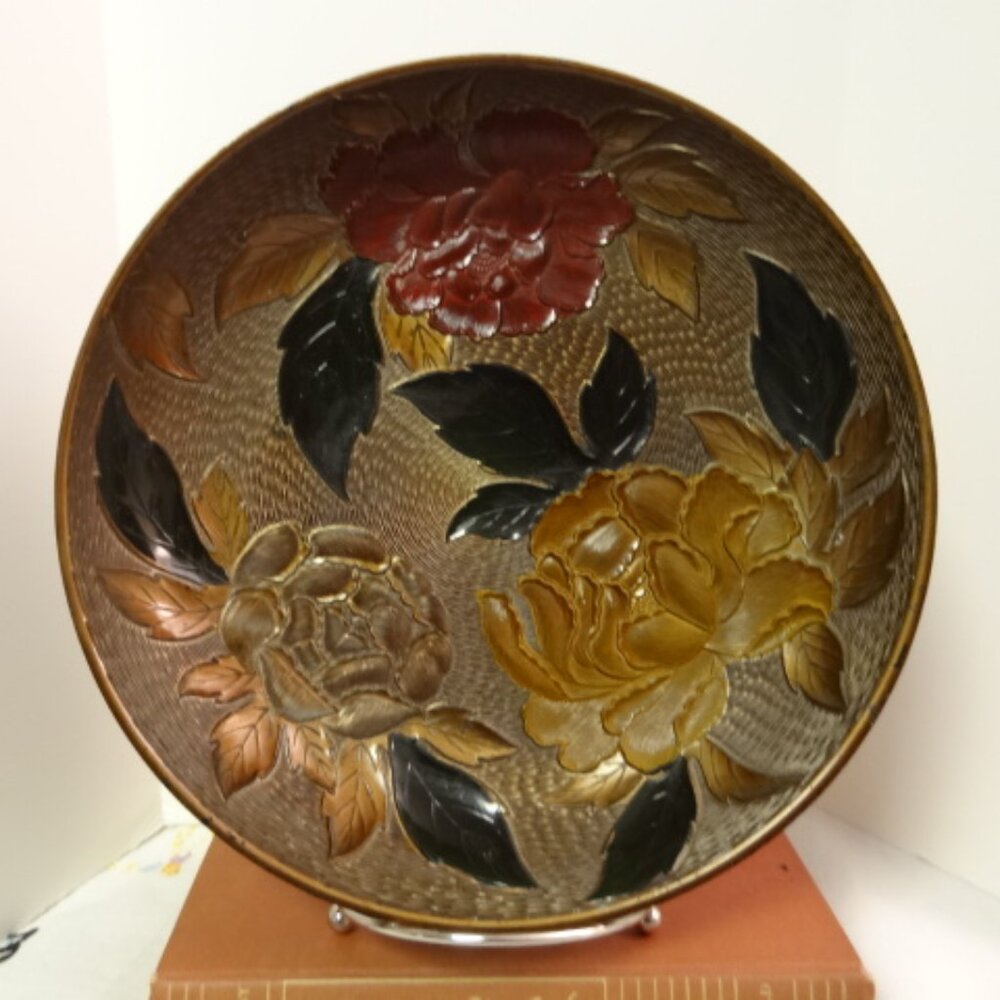 Vintage Nasco Lacquer Ware Bowl